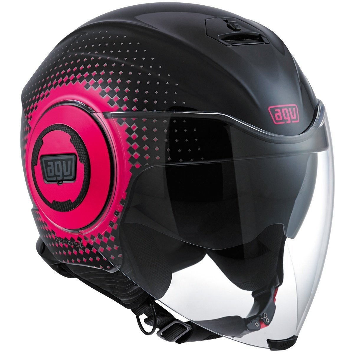 Agv Fluid Multı-Pıx Black/Fuxıa Kask