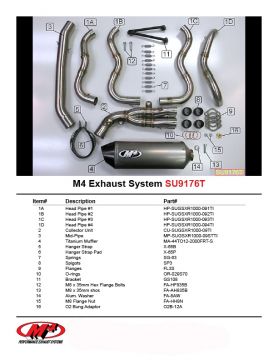 Suzuki Gsx R1000 2009-2011 M4 Evo Komple Titanyum Egzoz