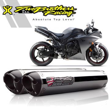 Yamaha Yzf R1 2009-2014 Two Brothers Silver Serisi  Aliminyum Egzoz