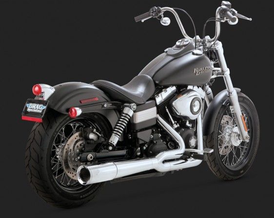 Vance & Hines 2014 Wide Glide PRO PIPE CHROME Komple Egzoz 17569