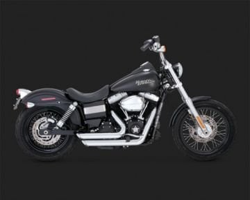 Vance & Hines 2014 Wide Glide SHORTSHOTS STAGGERED Krom Komple Egzoz 17227