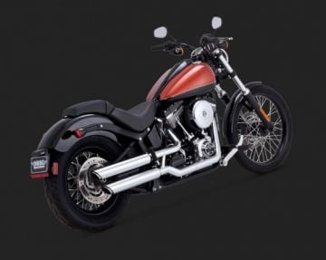 Vance & Hines 2014 Cvo Deluxe TWIN SLASH 3″ SLIP-ONS Egzoz 16835