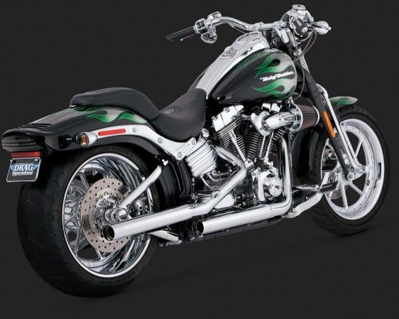 Vance & Hines 2014 Cvo Deluxe STRAIGHTSHOTS HS SLIP-ONS Egzoz 16831