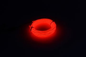 Light Mode Elwire Kask Aydınlatması Proton Kit Kırmızı