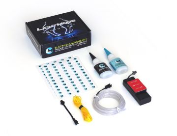 Light Mode Elwire Kask Aydınlatması Proton Kit Kırmızı