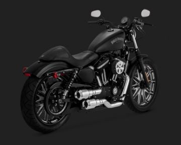 Vance & Hines 2015 Sportster 1200 Custom Super Low HI-OUTPUT GRENADES Egzoz 16854