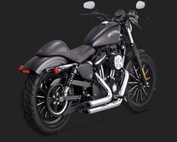 Vance & Hines 2015 Sportster 1200 Custom Super Low SHORTSHOTS STAGGERED Egzoz 17229