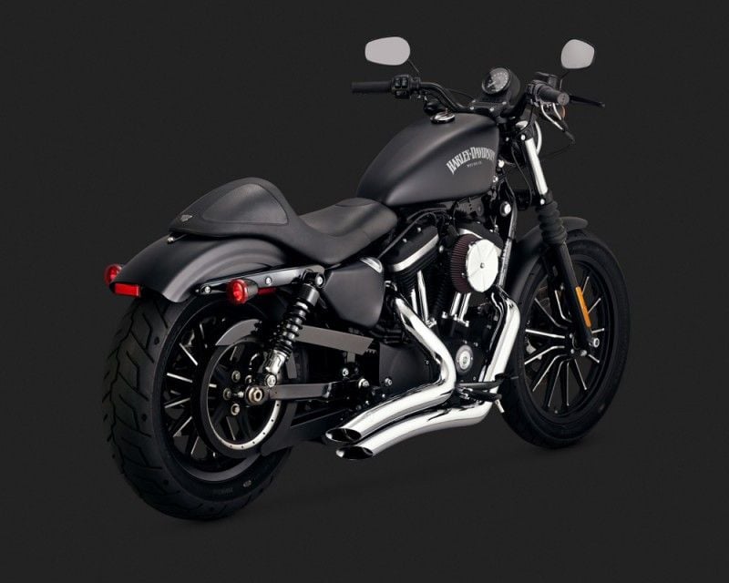 Vance & Hines 2015 Sportster 1200 Custom Super Low SPORTSTER BIG RADIUS CHROME Egzoz 26067