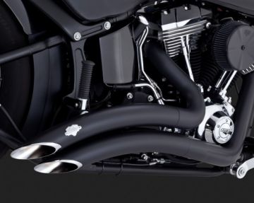 Vance & Hines 2014 Cvo Deluxe BIG RADIUS 2-INTO-2 Siyah Egzoz 46059