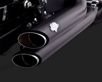 Vance & Hines 2015 Sportster 883 Super Low SHORTSHOTS STAGGERED BLACK Egzoz 47229