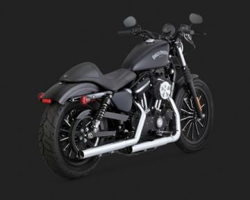 Vance & Hines 2015 Sportster 883 Super Low STRAIGHTSHOTS HS SLIP-ONS Egzoz 16863