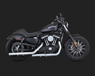 Vance & Hines 2015 Sportster 883 Super Low STRAIGHTSHOTS HS SLIP-ONS Egzoz 16863