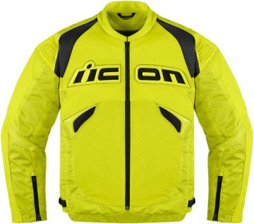 Icon Sanctuary Sarı Deri Motosiklet Montu Medium
