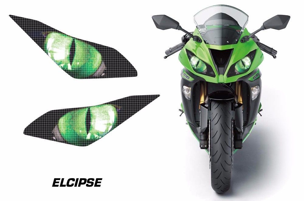 Kawasaki Ninja Zx6R Far Sticker Seti - Eclipse Green | Amr Racing