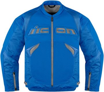 Icon Sanctuary Mavi Deri Motosiklet Montu 2X-Large