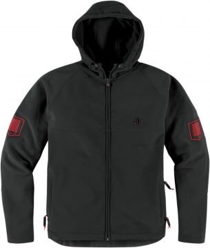 ICON 1000 Hoodlux Softshell Motosiklet Montu Large