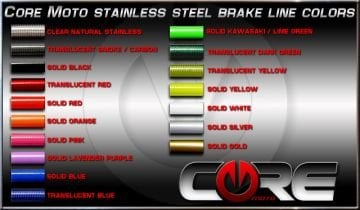 Kawasaki Z1000 2003-2006 Çelik Fren Hortumu