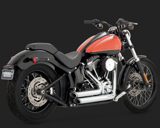 Vance & Hines 2014 Cvo Deluxe SHORTSHOTS STAGGERED Egzoz 17225
