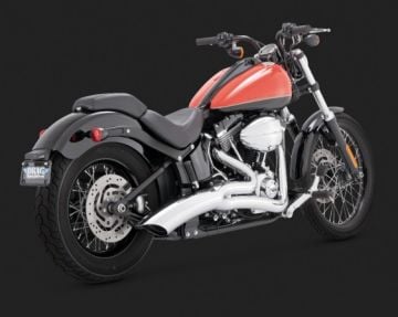 Vance & Hines 2014 FatBoy BIG RADIUS 2-INTO-1 Krom Egzoz 28019