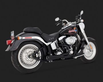 Vance & Hines 2014 FatBoy COMPETITION SERIES 2-INTO-1 BLACK Egzoz 75-114-9
