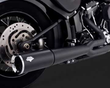 Vance & Hines 2014 FatBoy PRO PIPE BLACK Egzoz 47527