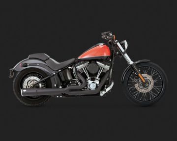 Vance & Hines 2014 FatBoy PRO PIPE BLACK Egzoz 47527
