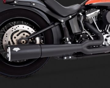 Vance & Hines 2014 FatBoy PRO PIPE BLACK Egzoz 47527