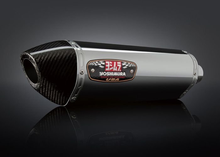 Yamaha F8 2011-2013 Model R-77 Paslanmaz Çelik Karbon Kapak Tüp Egzoz