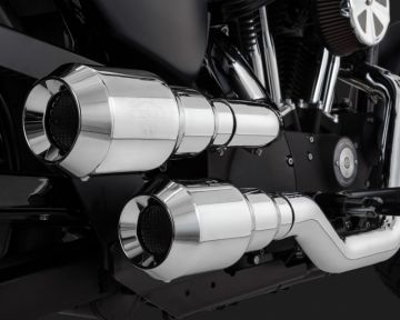 Vance & Hines 2015 Sportster 1200 Custom HI-OUTPUT GRENADES Egzoz 16854