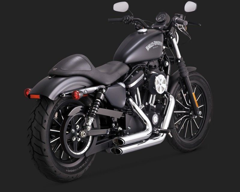Vance & Hines 2015 Sportster 1200 Custom SHORTSHOTS STAGGERED Egzoz 17229