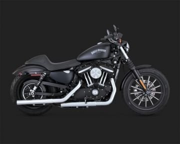Vance & Hines 2015 Sportster 1200 Custom STRAIGHTSHOTS HS SLIP-ONS Egzoz 16863