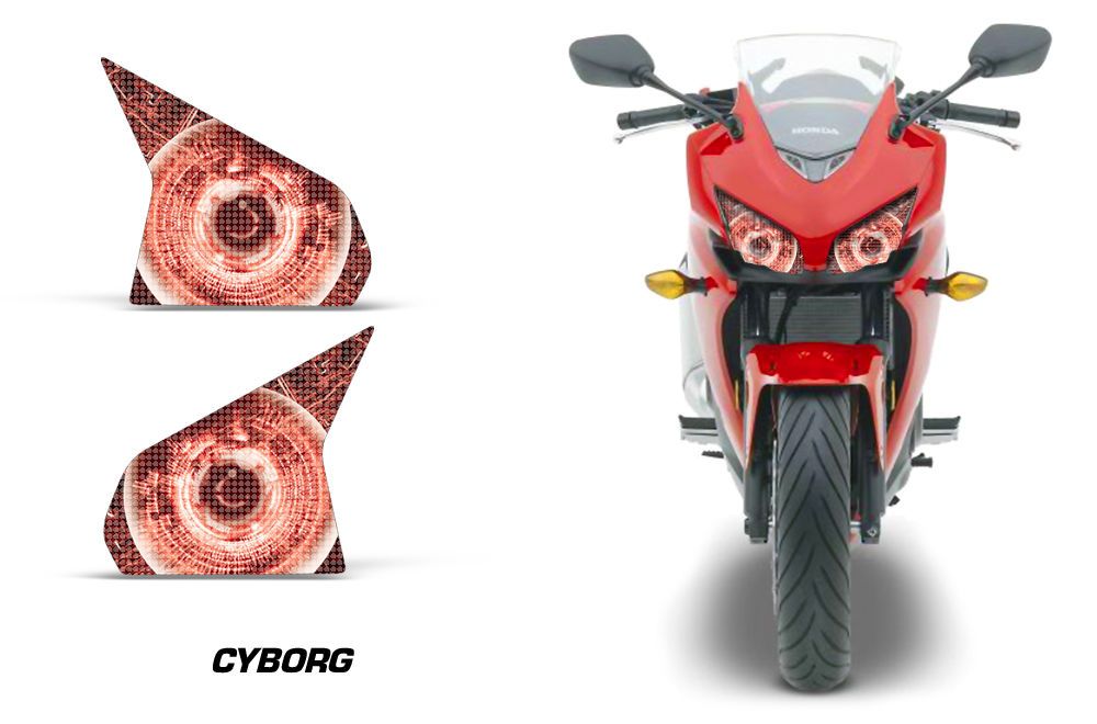 Honda Cbr 500R Far Sticker Seti - Cyborg Red