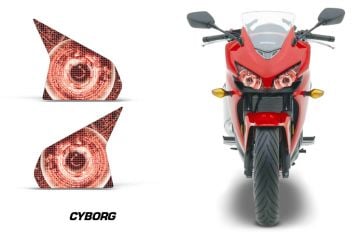 Honda Cbr 500R Far Sticker Seti - Cyborg Red