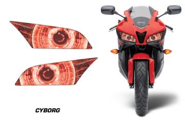 Honda Cbr 600 RR Far Sticker Seti - Cyborg Red