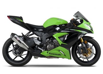 Kawasaki Zx6r 636r RS-4 Paslanmaz Çelik/Karbon Slip-On Yoshimura Egzoz