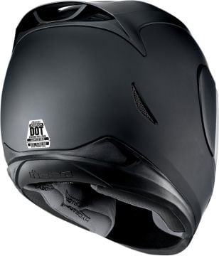 icon Airmada Rubatone Mat Siyah Full Face Motosiklet Kaskı