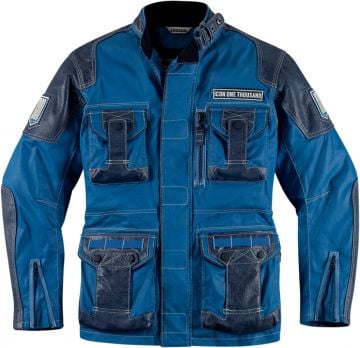 ICON 1000 Beltway Mavi Motosiklet Montu