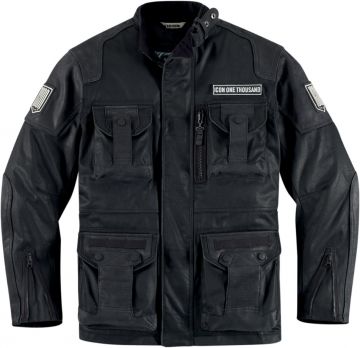 ICON 1000 Beltway Siyah Motosiklet Montu