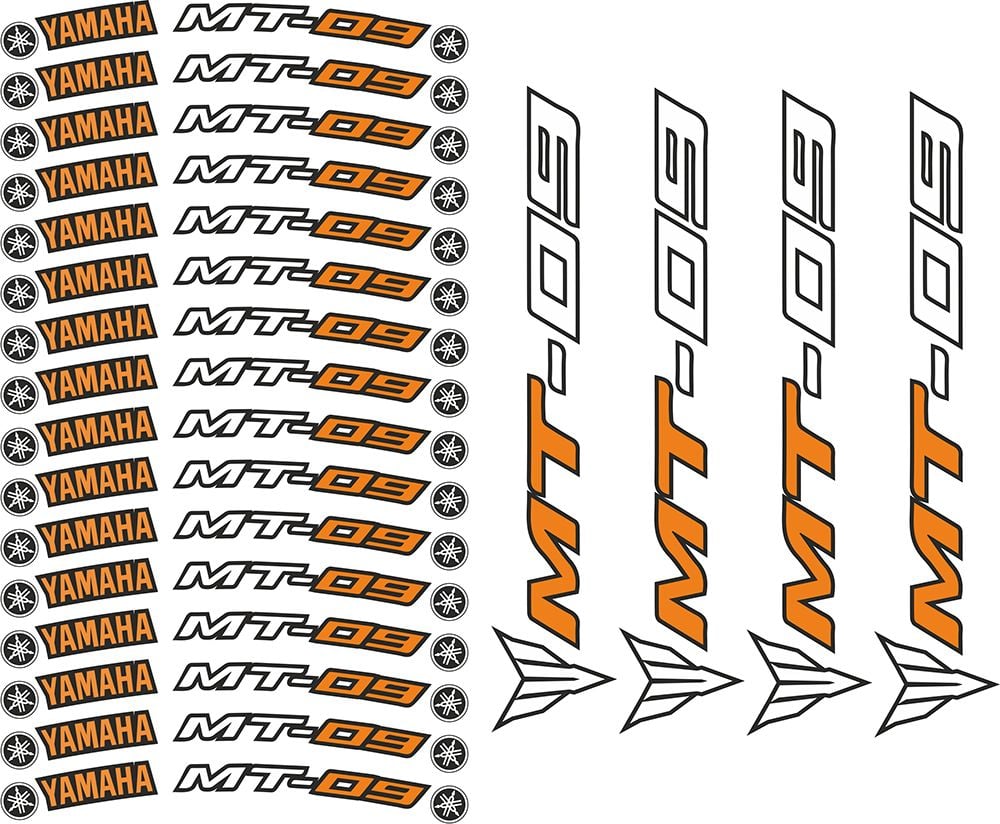 Yamaha MT-09 Jant Sticker Seti