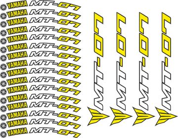 Yamaha MT-07 Jant Sticker Seti
