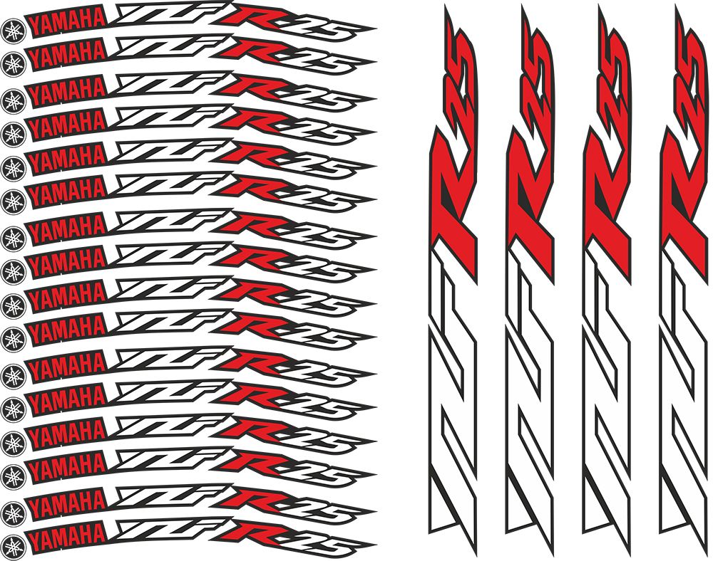 Yamaha Yzf R25 Jant Sticker Seti