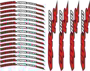Honda Cbr 1000 RR Jant Sticker Seti