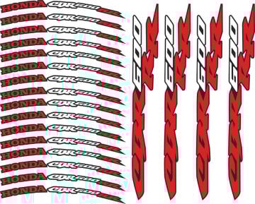 Honda Cbr 600 RR Jant Sticker Seti