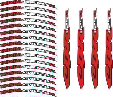 Honda Cbr 125 R Jant Sticker Seti