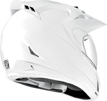 icon Variant Gloss Beyaz Off Road - Super Moto (Cross) Motosiklet Kaskı
