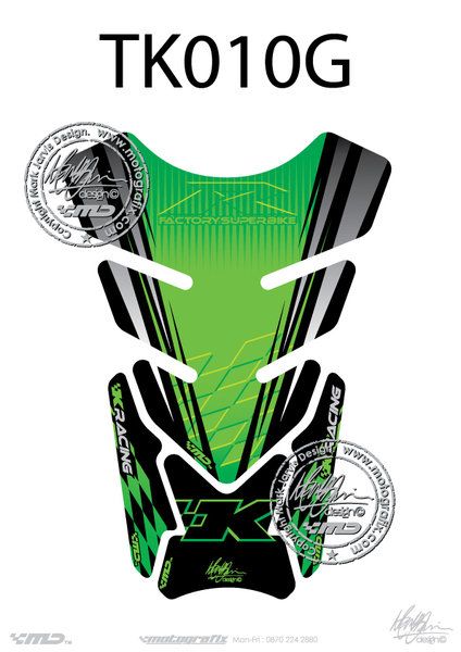 Kawasaki ZX10R-ZX6R Motografix Tank Pad
