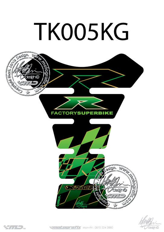 Kawasaki ZX10R-ZX6R Motografix Tank Pad