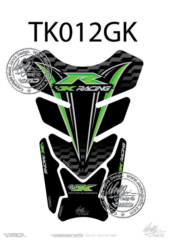 Kawasaki ZX10R-ZX6R Motografix Tank Pad