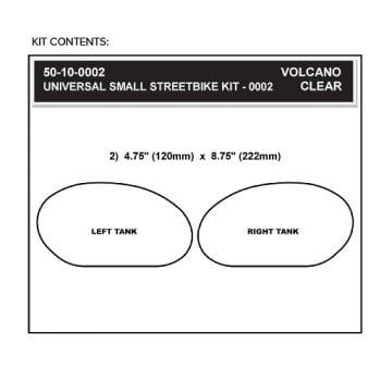 Universal Small Streetbike Kit Şeffaf Stomp Grip