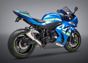 Suzuki GSX-R1000 2017 Street ALPHA T Slip On Works Finish Titanyum